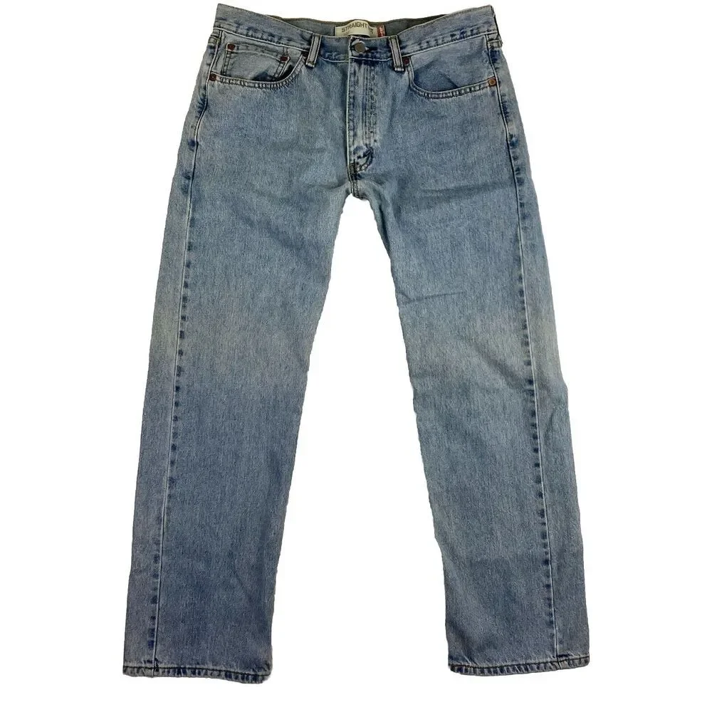 Levi's 505 Jeans Mens‎ Straight Fit Denim Blue Size 34x30
